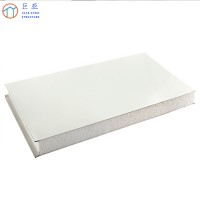 Prepainted manufacture factory steel sheet insulated fiber cement board sandwich panel