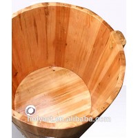 Hot sale high quality custom made round wooden bathtub