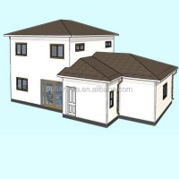 Economical Prefabricated Luxury Light Steel Villa For Living Home In